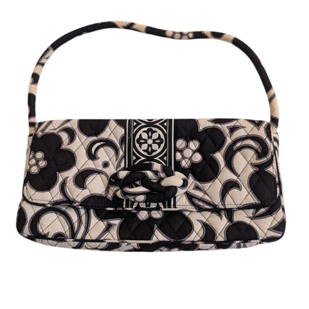 Vera Bradley Night & Day Pattern‎ "Knot Just A Clutch" Quilted Shoulder Bag